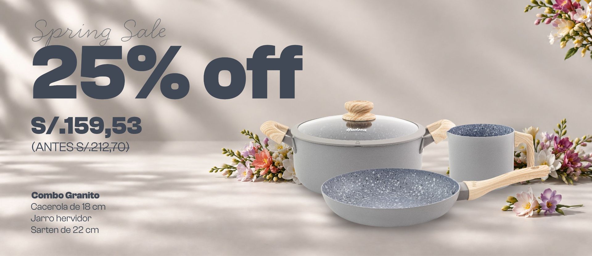 Combo Granito 25% off