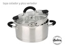 Tapa colador y pico vertedor