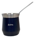 Mate de Acero Inoxidable Vaso Negro con Bombilla 6
