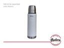 Termo Acero Inoxidable 500ml Blanco 5