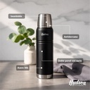 Termo Acero Inoxidable 1Lt Negro 3