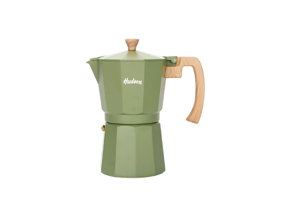 Cafetera Italiana Aluminio Olive 450ml