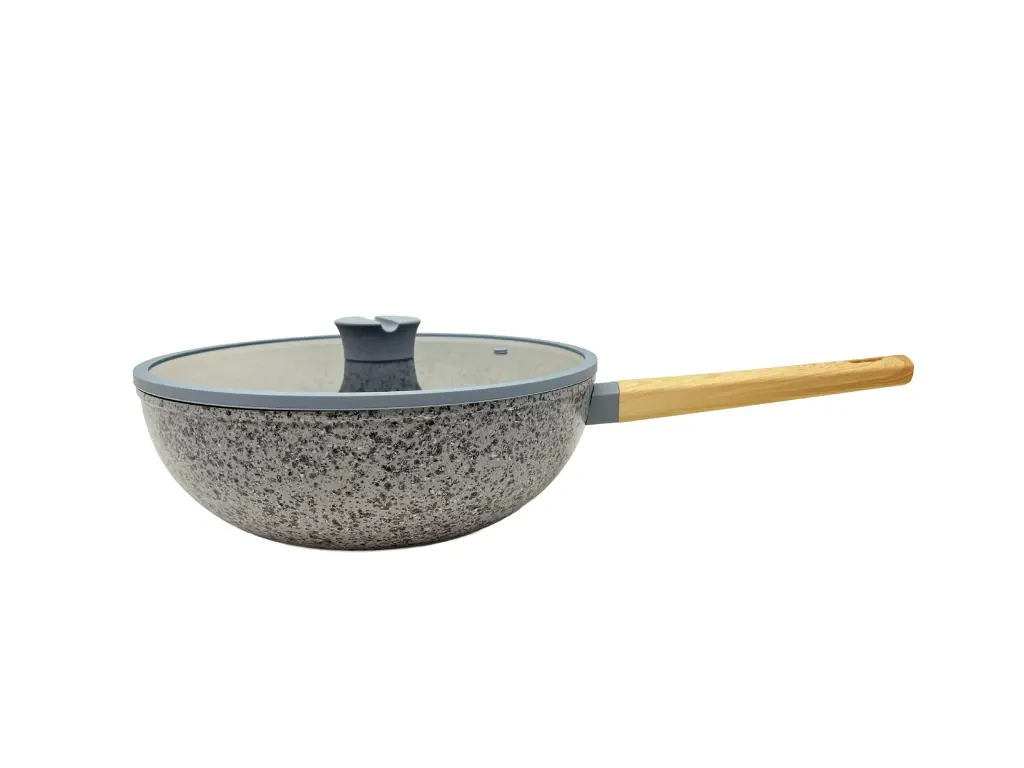 Wok de Aluminio Antiadherente Forjado para Inducción 28cm