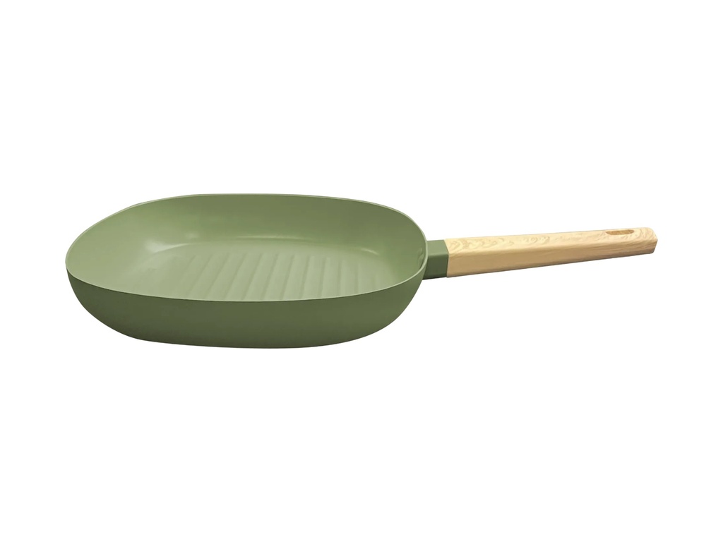 Bifera de Aluminio Antiadherente 26cm Olive