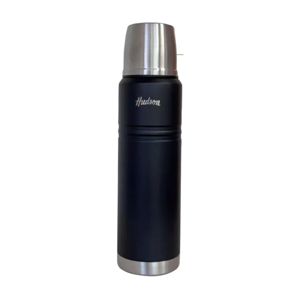 Termo Acero Inoxidable 1Lt Negro