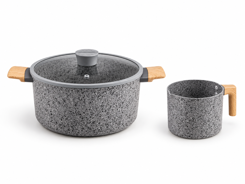 Combo Stone · Olla 28 y Jarrito 14