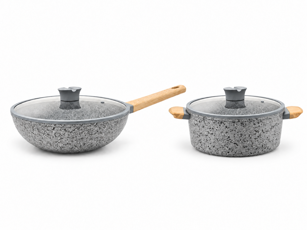 Combo Stone · Wok 28 y Olla 20