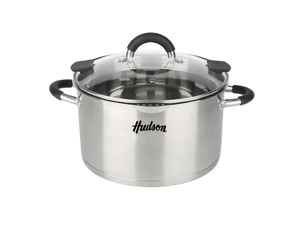 Cacerola / Olla Acero Inoxidable 26cm Triple Fondo Inducción Plateado con Tapa